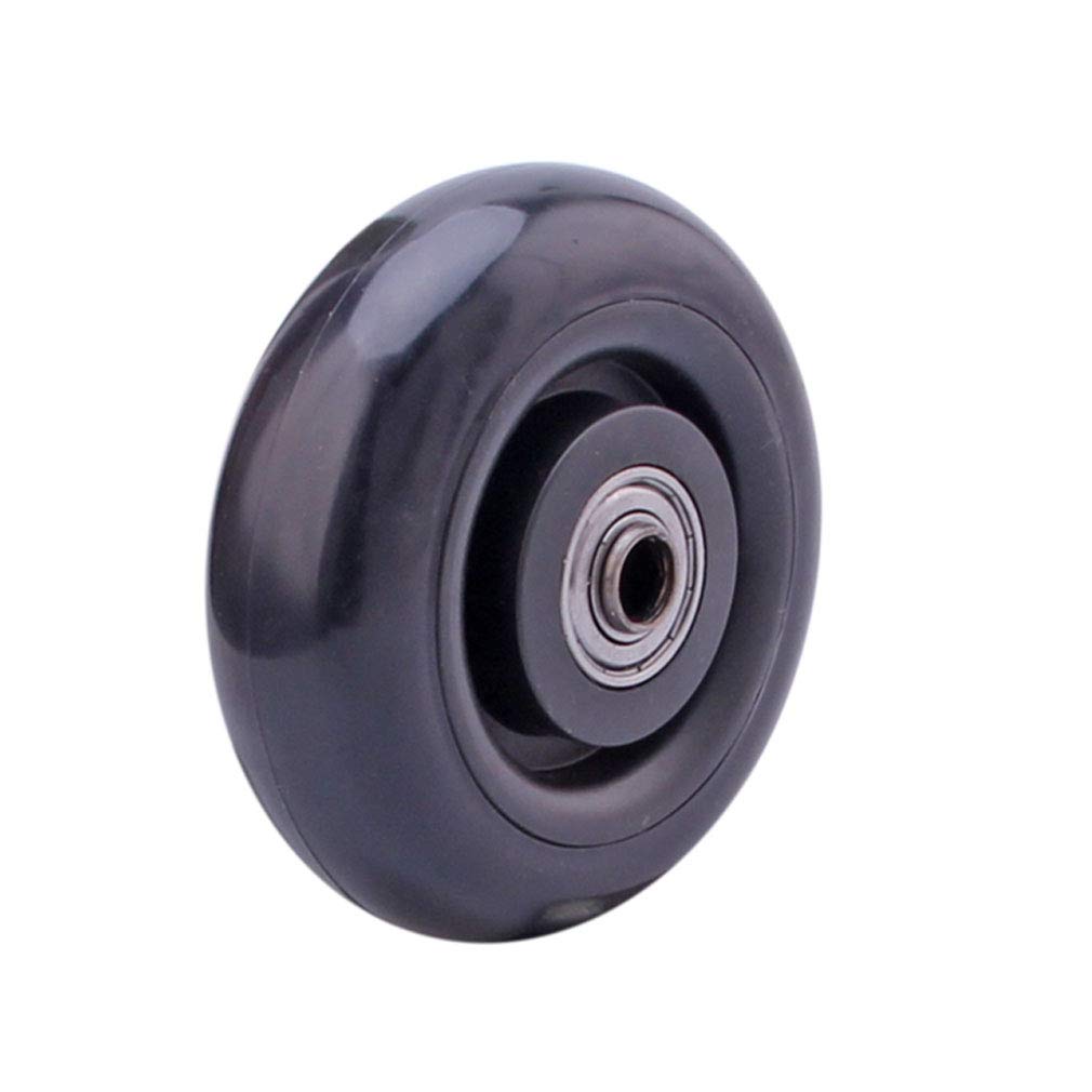 Ruedas de 75 mm/100 mm/125 mm, ruedas giratorias de alta resistencia, perno M12, la carga máxima de una sola rueda es de 120 kg (264 lbs)