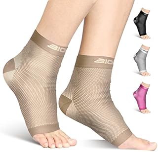 Plantar Fasciitis Foot Socks | Best Compression Sleeve for Ankle Arch & Heel Achilles Tendon Supports Brace | Men and Women Night Splint Pain Relief |
