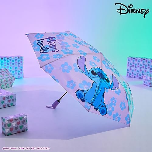 Disney Automatic Umbrella for Adults Teens Kids - Folding Telescopic Umbrella Lightweight Travel School Work - Stitch Gifts4