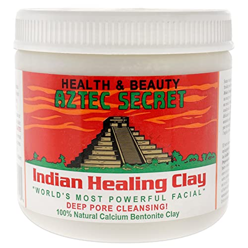Exfoliantes Y Mascarillas, Beauty Aztec Secret Indian Healing Clay Deep Pore Cleansing Facial & Healing Body Mask, 1 Lb