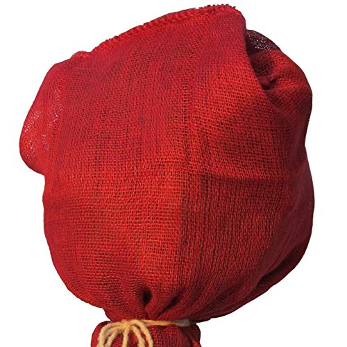 AFP Jutesack Pflanzen, rot, 100 x 110cm, 230g/qm Feste Qualität -...