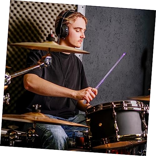 BIUDECO 1 Par De Baquetas 5B Baquetas Acústicas Eletrônicas Baquetas Luminosas Iluminam Baquetas De