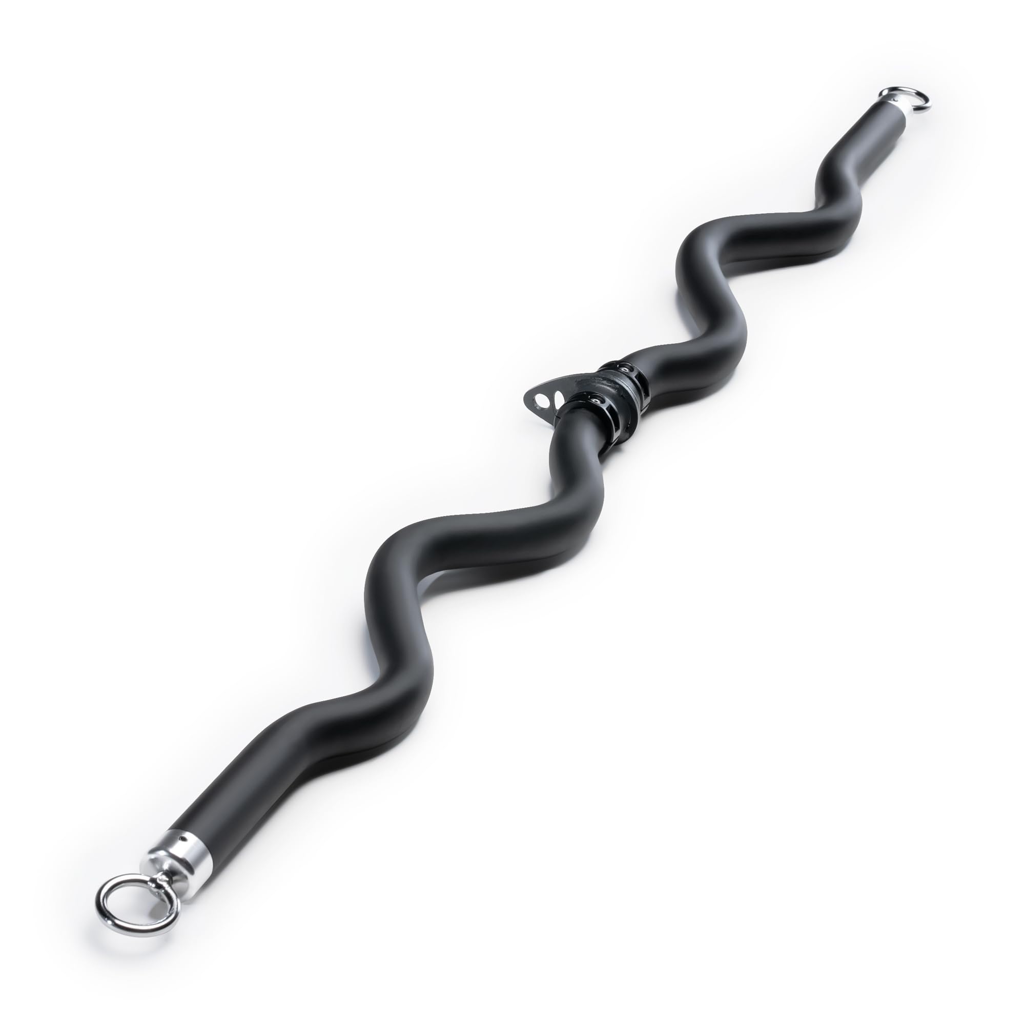 Bionic Body Deluxe Curl Bar do ćwiczeń na laty, loki i nie tylko BBEB-7355 czarny 119 cm