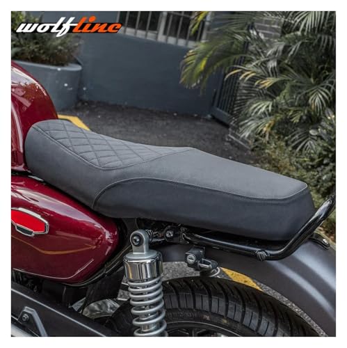 Coussin pour GB350S avec rembourrage ergonomique antidérapant et design Black Stripe - 3