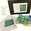 HM NABAVIAN Appletons Wool Needlepoint Kit – Bargello Range - Waves Designed by The Bargello Sisters #2