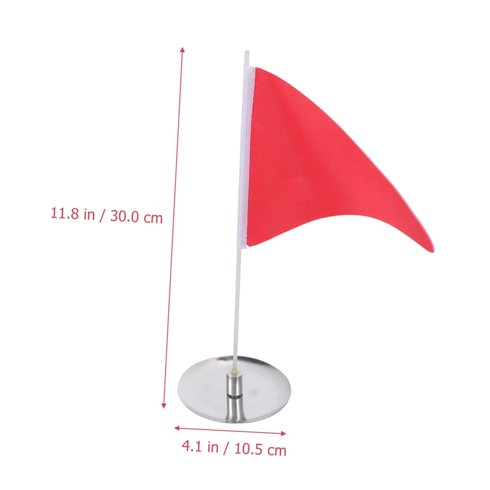 DINHEAROM 1 Set Portable Golf Flag with Hole Cup Tray for Backyard Practice and Golf Training Supplies Easy to Install Durable Great for Game Skills