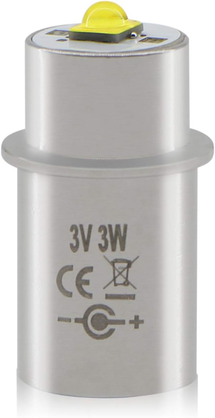 LudoPam LED Bulb XP-G3 LEDs Upgrade LED Conversion Kit Compatible for 2 Cell D or C Maglite Flashlight Torch