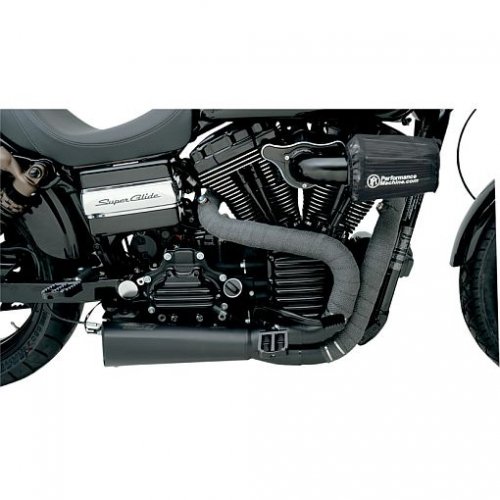GZM Benda Nastro Termico Nero 5 Cm X 7,5 Mt per Collettori di Scarico Harley Honda Yamaha Suzuki Kawasaki Triumph