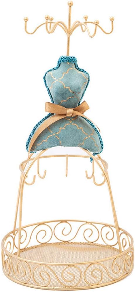Mannequin Jewelry Stand Jewelry Holder Hanging Necklace Earring Bracelet Rings Organizer Shoe Dress Display Stand Set