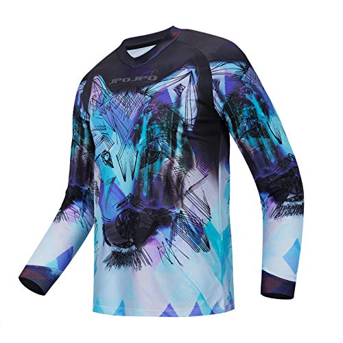 Hotlion Cycling Jersey Men Long Sleeve Mtb Motocross Shirt Off-Road Racewear #TOP11