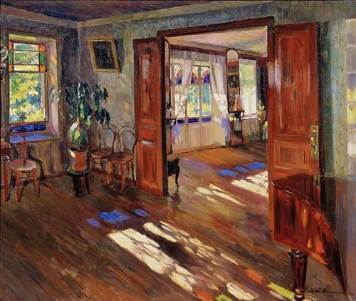 Toile Sergueï Arsenevitch Vinogradov affiche décoration bureau 60x90