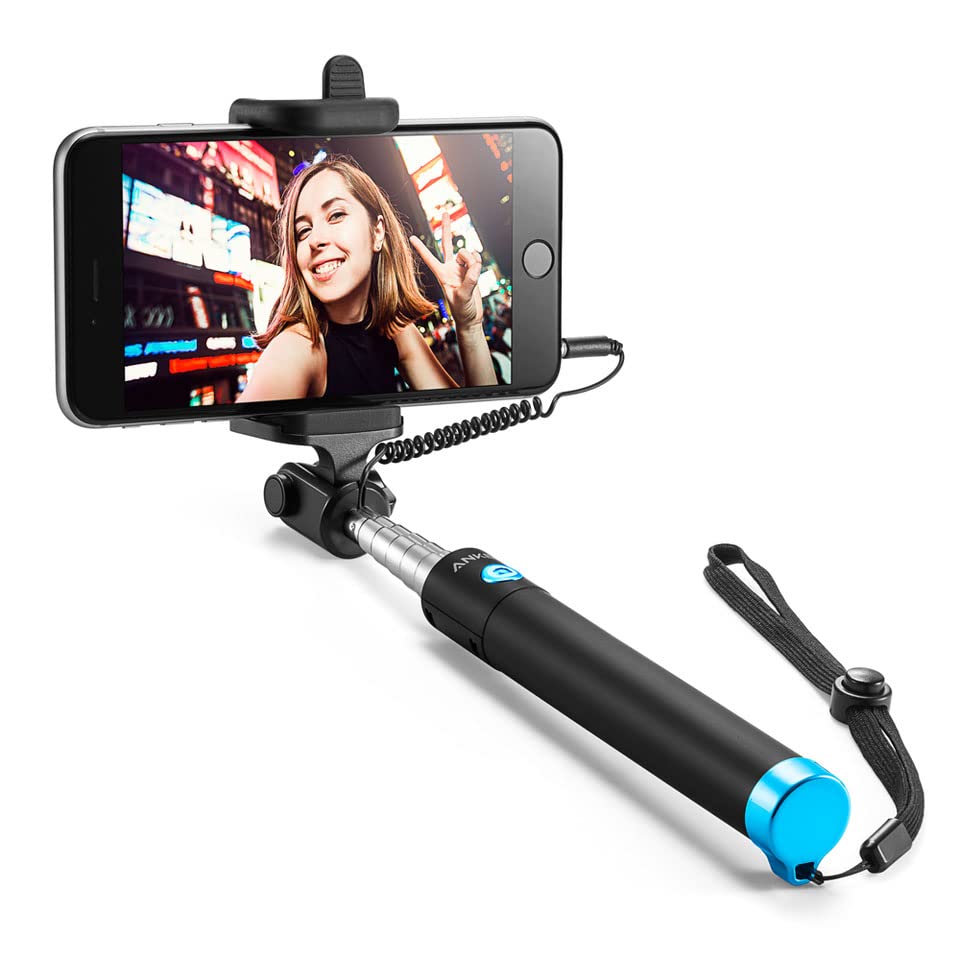 G2L Wired Selfie Stick for All Smartphones with 3.5 mm Jack Support
