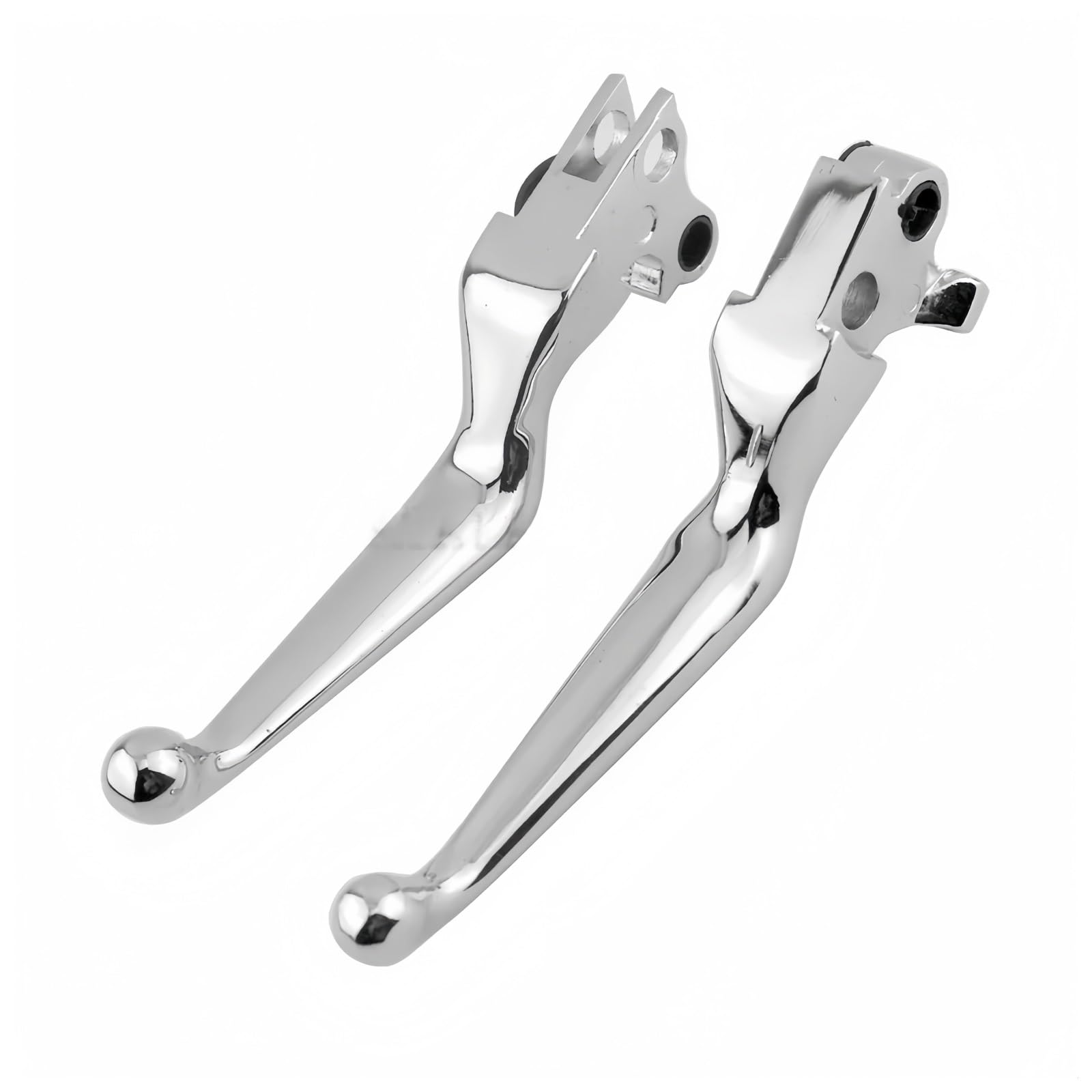 Palanca de freno y embrague cromada con control ergonómico para Sportster 883