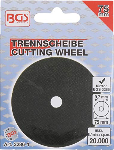 BGS 3286-1 | Trennscheibe | Ø 75 x 1,8 x 9,7 mm | passend für Druckluft-Trennschneider 3286 / 3287