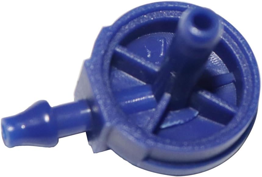 5PCS Blood Pressure Monitor Cuff Connector, 5mm Replacement Air Tube Adapter for BP Cuff Hose, Blue