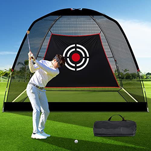 Golf Driving Practice Net - Premium Golf Practice Net For Indoor And Outdoor Use, Golf Hitting Net With Target And Carrying Bag, Golf Backyard Driving Net, 10X7X6Ft Golf Net Easy To Assemble #TOP5