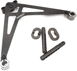 C31984GREY Billet Machined Rear Body Posts & Mount Set for Losi 1/10 22S Drag