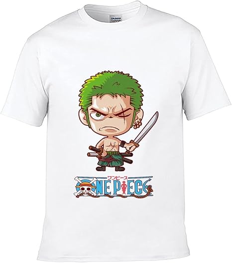 Amazon Co Jp ワンピース 子供用tシャツ3 9歳の男の子と女の子のtシャツキッズコットンカジュアル半袖快適なトップス White ワンピース11 かわいい漫画のアニメパターン M ファッション