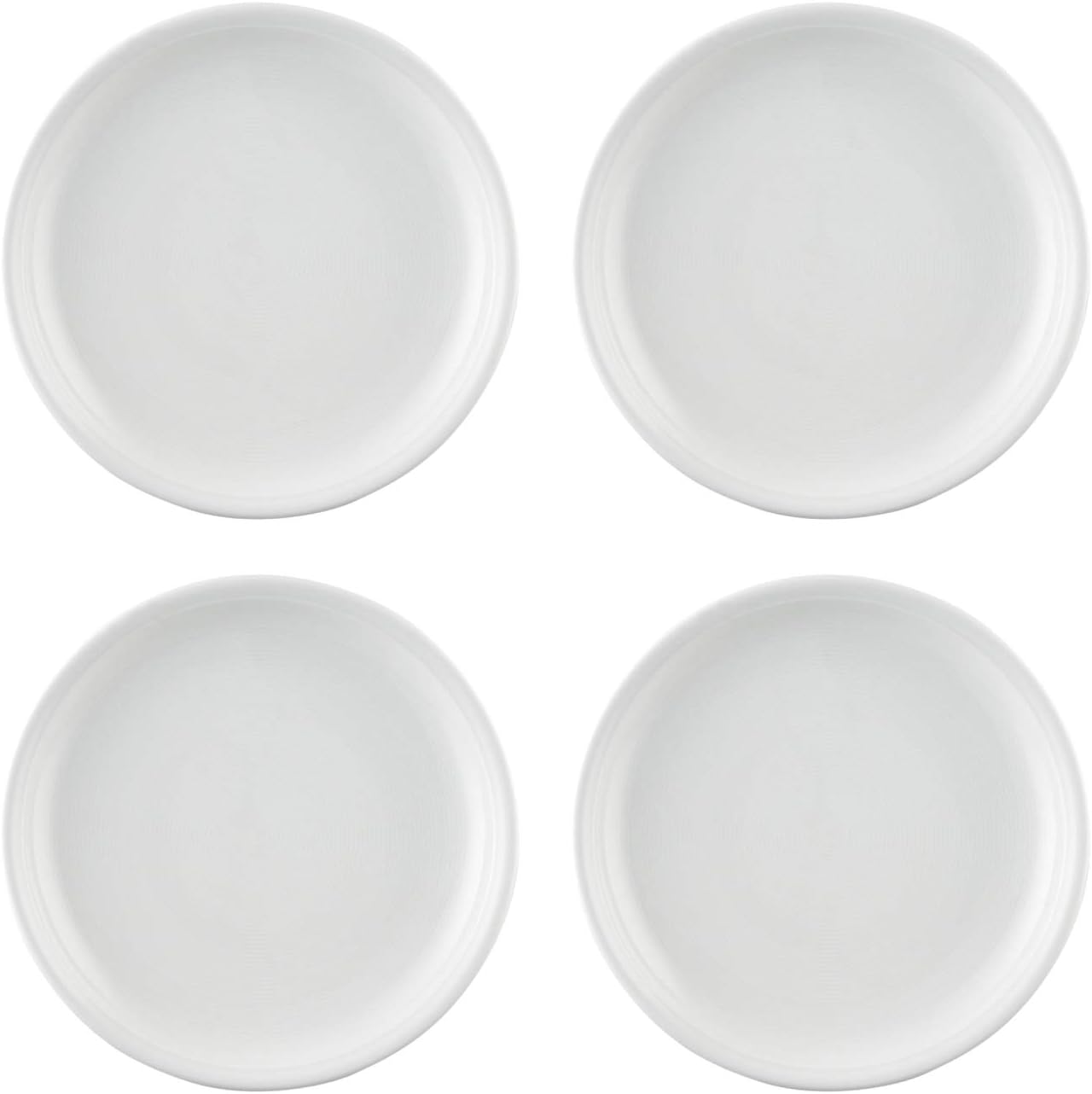 Thomas Trend – Set Di 6 Piatti Fondi Bianchi In Porcellana Da 22 Cm, Lavabili In Lavastoviglie E Microonde