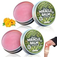 2 PCS Miracle Balm,Natural Ingredients Miracle Balsam,beruhigende Gelenkcreme für Körperteile wie Rücken, Hände, Füße, Relaxed and Comfortable