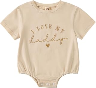 Embroidered Newborn Outfit Romper, Baby Clothes Boy Girl, Gifts for Baby Boys/Girls 0-18M