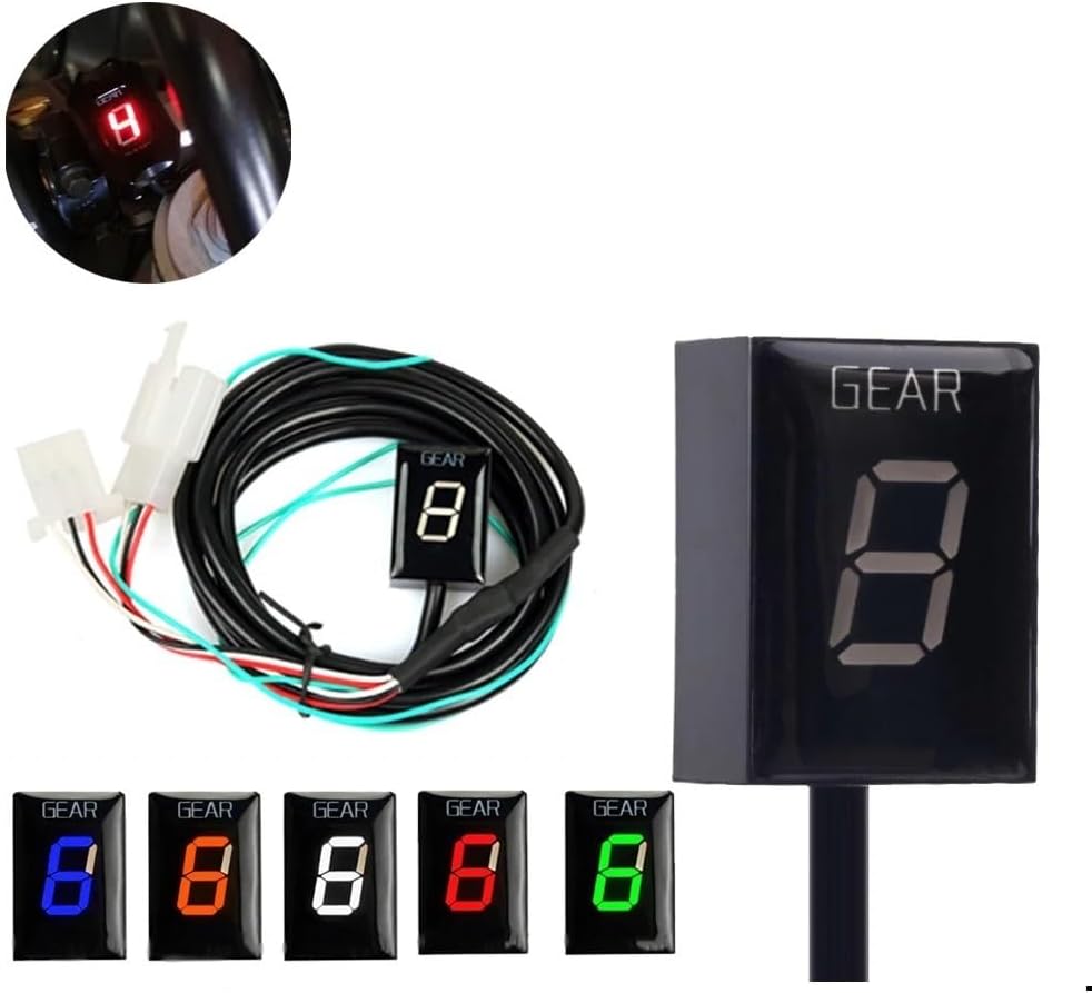 Gear Display Meter for CBR1100XX CBR 1100XX 1100 XX 1996-2008 EFI Motorcycle Accessories 1-6 Gear Indicator Display Meter Motorcycle Gear Indicator