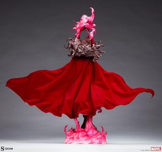 Sideshow Marvel Comics Scarlet Witch Premium Format Figure Statue | Marvel Collectible 29 Inch Statue Figure Premium Format - Scarlet Witch Sideshow 300485