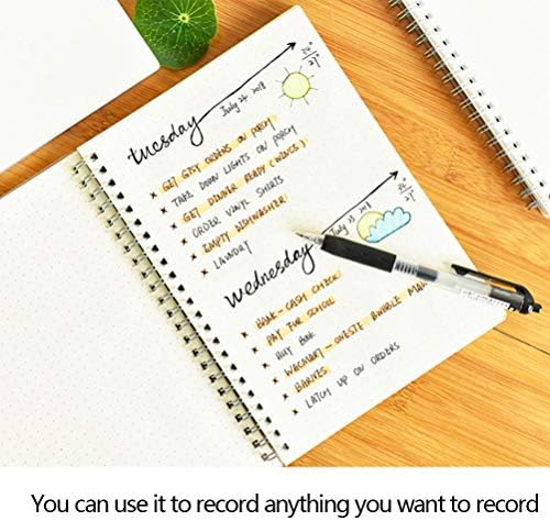 FOCCTS 3 Pack A5 Refill Papers, Squared Ruled Paper 135 Sheets/270 Pages Planner Refills Papers 6 Holes Binder Inserts Notepapers for Filofax Bullet Journals Diary, 14 x 21cm(Dotted)