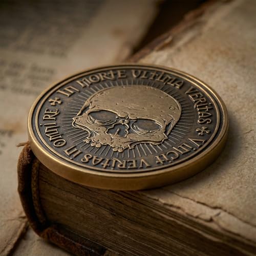 Omnia Vanitas Coin – Motivational Pocket Token – Stoic Reminder – EDC Coin Gift for Men & Women – Memento Mori Keepsake by edc reminder coins - Image 7