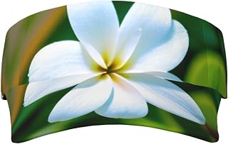 Hawaii Flower 1 - Visera elástica unisex para hombres y mujeres, antideslizante, protección solar, color negro, Negro -, talla única