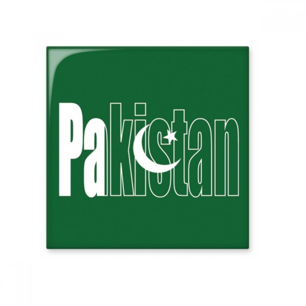 Carrelage drapeau Pakistan en céramique brillante pour votre décoration murale