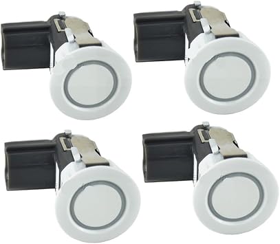 Disc Brake Pad Set 4 pcs/lot/Fit For Mitsubishi Pajero Montero Outlander Grandis Sport ASX Car PDC Parking Sensor/Fit For Nissan Cube/Fit for Infiniti EX35Front White