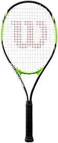 Wilson Raquete de tênis, Advantage Xl, unissex, jogadores iniciantes e intermediários, tamanho de aderência L3, preto/verde, Wrt30140u3