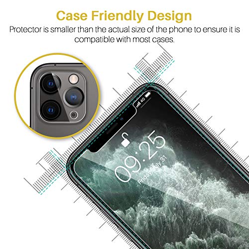 Lk 2 Pack For Iphone 11 Pro Max Screen Protector + 2 Pack Camera Lens Protector, [Anti-Spy] Bubble Free, Hd-Clear Privacy Tempered Glass For Iphone 11 Pro Max, 9H Hardness, Case Friendly #TOP3