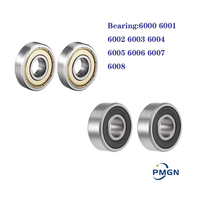 2pcs/Packed Bearing 6000 6001 6002 6003 6004 6005 6006 6007 6008 RS 2rs ZZ 2z Deep Groove Ball Bearings ICXLPMC(Iron Cover(Z ZZ),ABEC-3_6004-20X42X12MM)