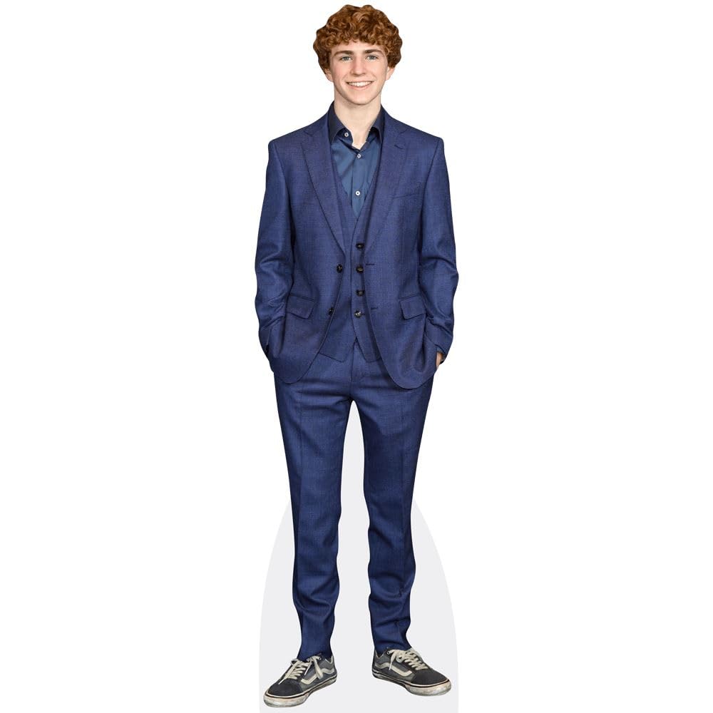 Walker Scobell (Blue Suit) Mini Size Cutout