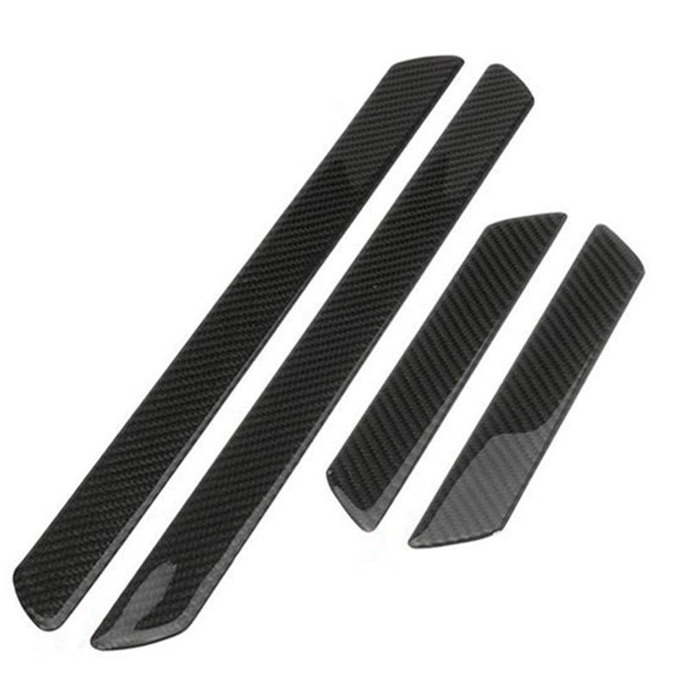 ONEMAJI 4Pcs Door Sill Protectors for Mitsubishi RVR, Scuff Plate Entry Guard Anti-Scratch Car Door Edge Protection Decals Welcome Pedal