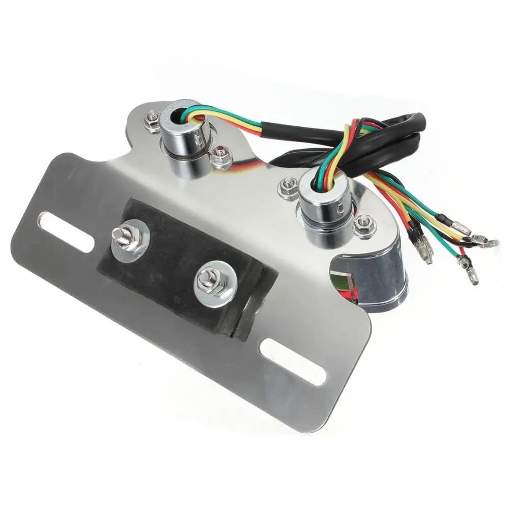 Luce Posteriore Per Motocicletta Piastra Freno A LED Fanale Indicatori Di Direzione Cafe Racer Accessori Parti Modificate Moto Custom
