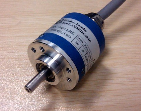 Codeur absolu Gowe RS485 et sortie 4-20mA double arbre pour moteur