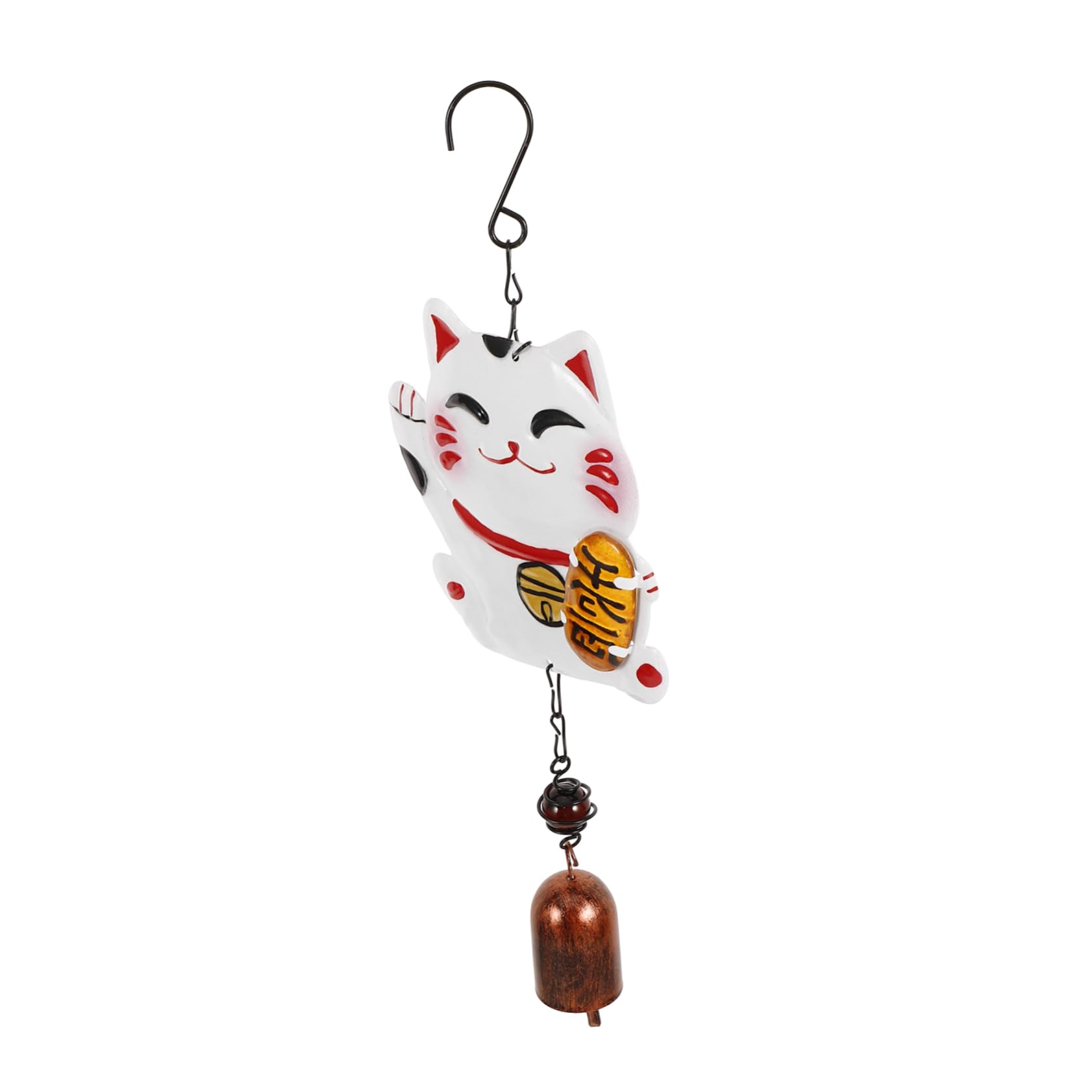 PRETYZOOM 4 Campanelle A Giapponesi A Forma Di Gatto Portafortuna Campanelle Decorative Da Appendere All'esterno Campanelle A Per La Casa Suono Rilassante