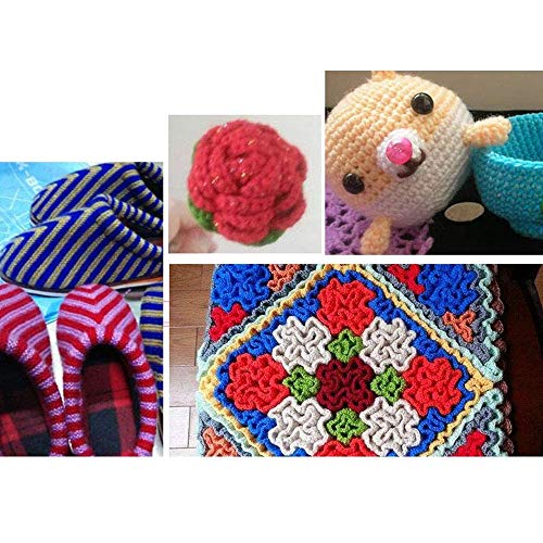 Clisil 250Gram Sparkle Hot Pink Acrylic Yarn Knit Crochet Project Yarn Metallic Diy Blanket Beanie Doll Shining Yarn #TOP1