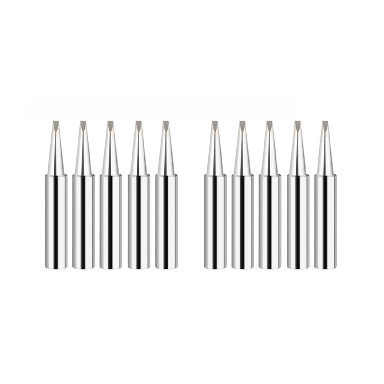 Pjfcewfdgx 10Pcs 900M-T-1.6D 10Pcs 900M-T-B Soldering Iron Head For Station Tools(10Pcs 900M-T-1.6D)
