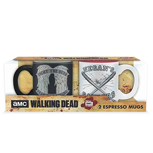 ABYstyle - THE WALKING DEAD - Set 2 mini-Tazas - 110 ml - Daryl VS Negan