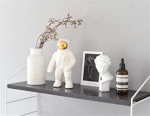 Miniatura 8 de Uterstyle Figura de astronauta de cerámica, estatua de astronauta, jarrón temático aeroespacial, manualidades, decoración del hogar, regalo de