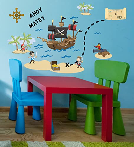 Vinilo Decorativo Pirata 60x60 in para Pared miniatura 2