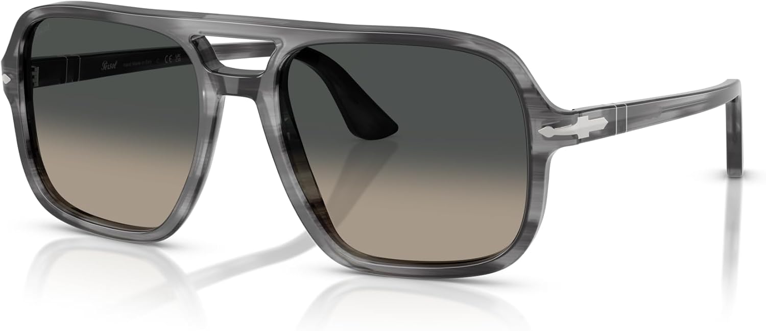 Persol mens Po3328s Aviator Sunglasses
