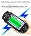 JXD Handheld Game Console 4.3 inch 8GB Built in 2000 Games for Multiple Simulators X6 Retro Video Game Console Mp3/4/Ebook TV Out Mini Hand Portable Game Player Device Holiday (Black)