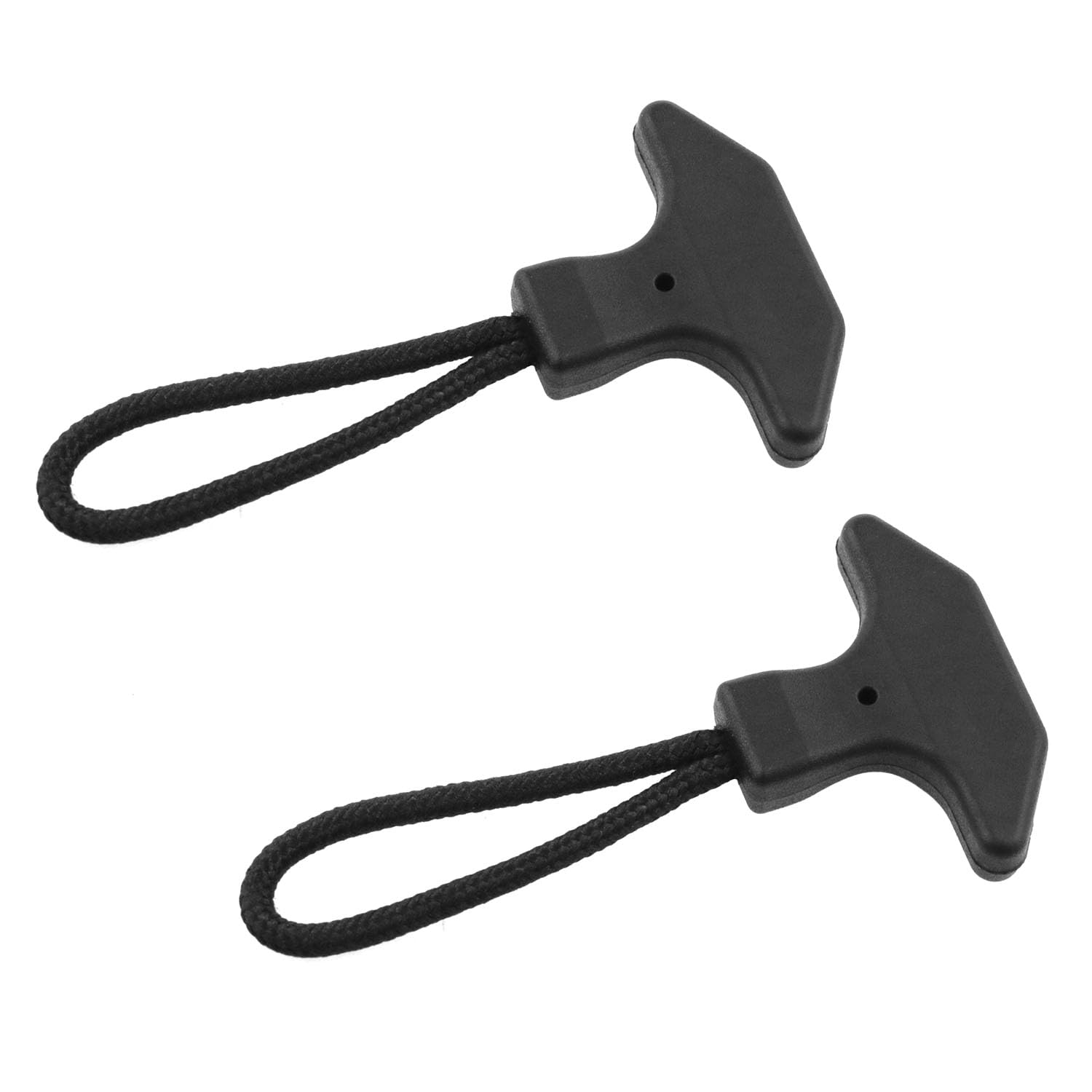 Zangc Tirador de cremallera en forma de T, tiradores de cremallera resistentes de TPU para mochilas, estuches, bolsos, bolsos y otros equipos deportivos, cabezales de cremallera, 4 unidades