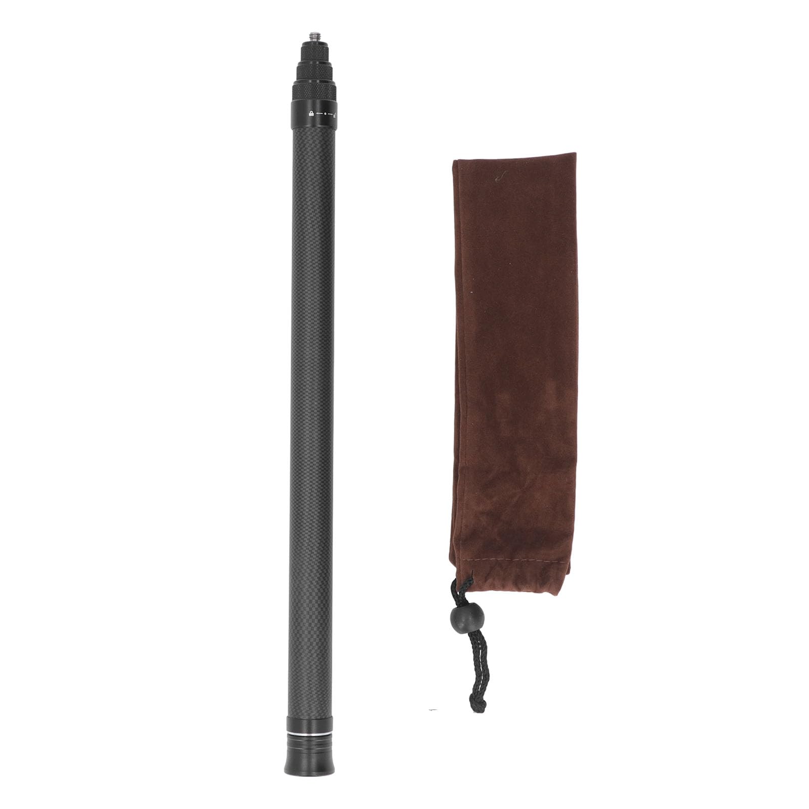 Yinhing Perche à Selfie en Fibre de Carbone, Longueur 5 M, Conception à 7 Sections, Légère et Antidérapante, pour X3 One RS 3 One X2 R X