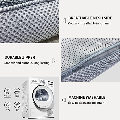 Wellyelo Orthopedic Xs Dog Bed Dog Crate Beds For Extra Small Dogs Dog Crate Pad With Removable Washable Cover Sleeping Mat (20X15X3, Gray) #TOP3